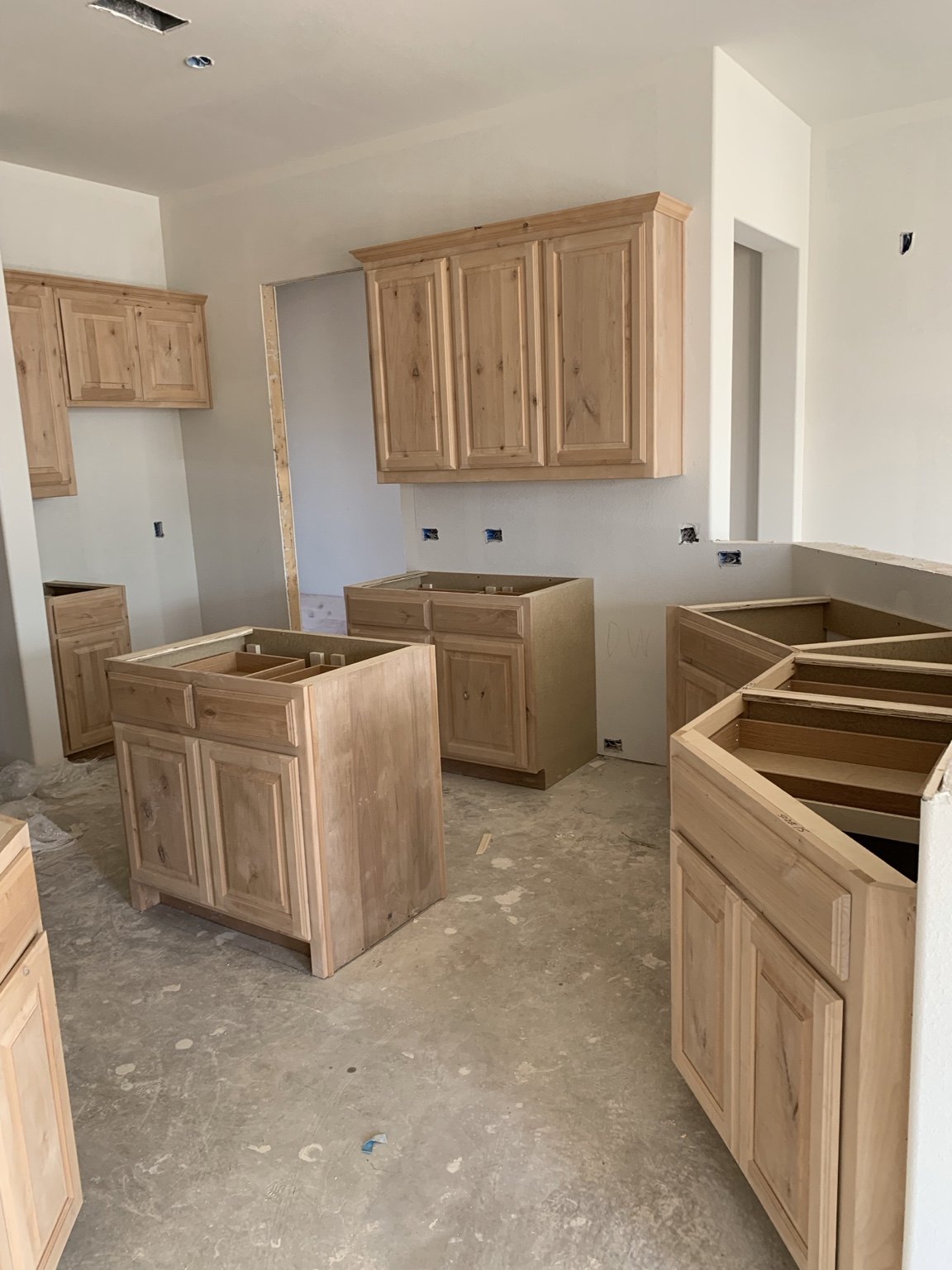 Kitchen cabinetry and finish work
